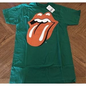 The Rolling Stones Adult Medium Lips Logo T-Shirt